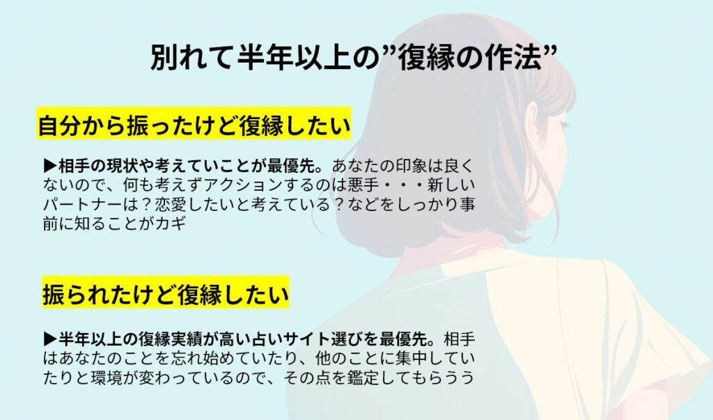 別れて半年経った元カノ・カレと復縁する方法 | 復縁したい電話占いの薬箱。復縁成功率をあげる電話占い活用のすべて